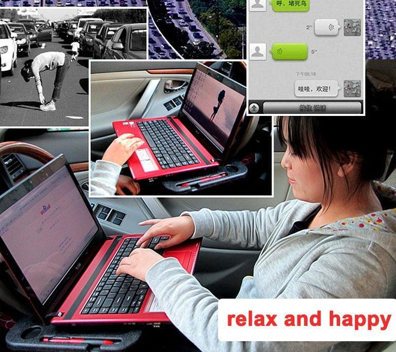 Steering Wheel Mount Desk